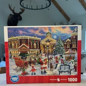 Christmas Town Puzzle by Wonder Forge - 1000 Pieces